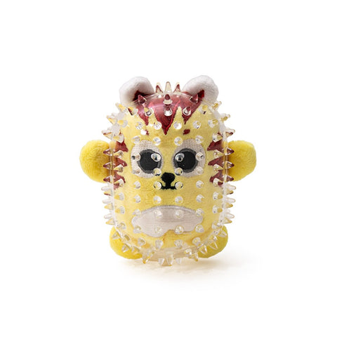 Great & Small Little&Lively Bubble Bounce Tiger Dog Toy