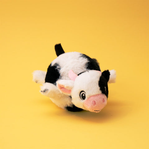 Great & Small Spring Farm Bouncy Cow Dog Toy