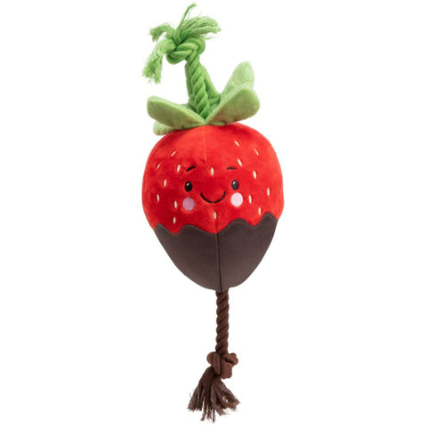 House of Paws Chocolate Dipped Strawberry Toy