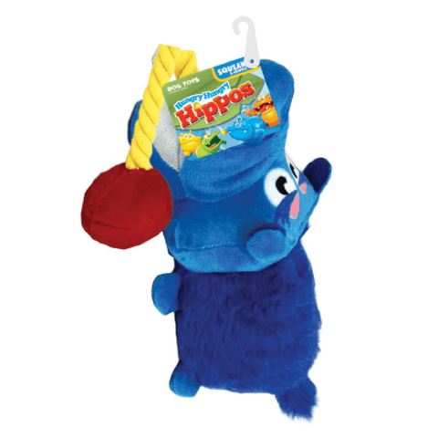 Hasbro Hungry Hungry Hippos Squeak & Crinkle Tug 14in Toy