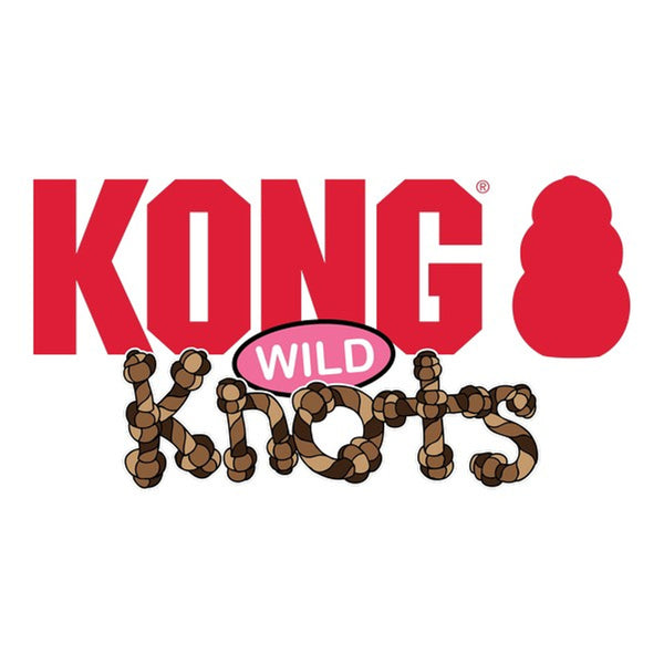 KONG Halloween Wild Knots Skeleton Bear Toy