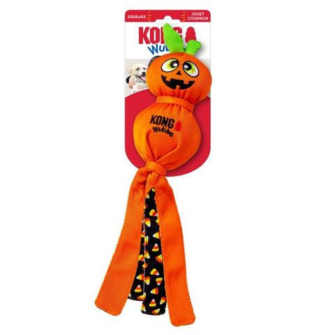 KONG Halloween Wubba Ballistic Pumpkin Toy