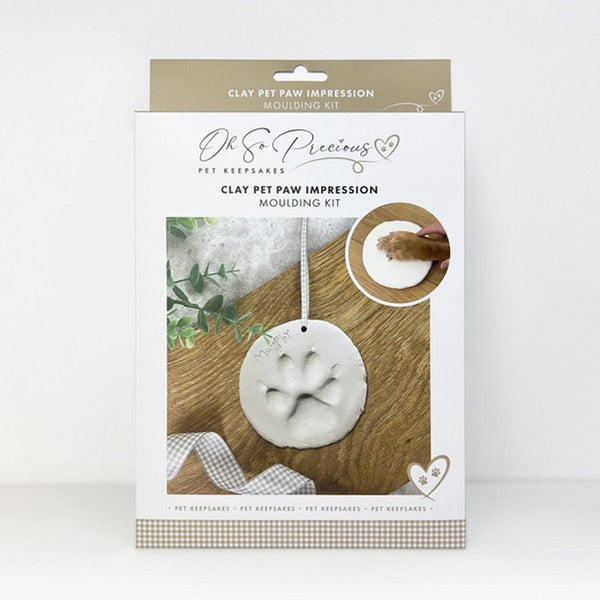 Oh So Precious Clay Pet Paw Print Impression Moulding Kit