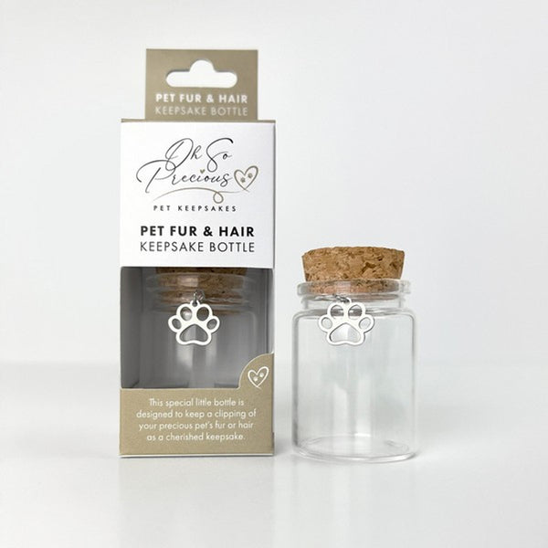 Oh So Precious Pet Fur, Hair & Ashes Keepsake Bottle
