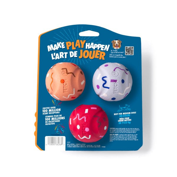 Chuckit Birthday Ball Medium 3 Pack
