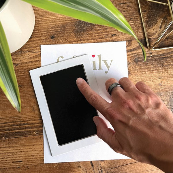 Oh So Precious Framed Family Finger/Paw Print Frame With Ink Kit in
