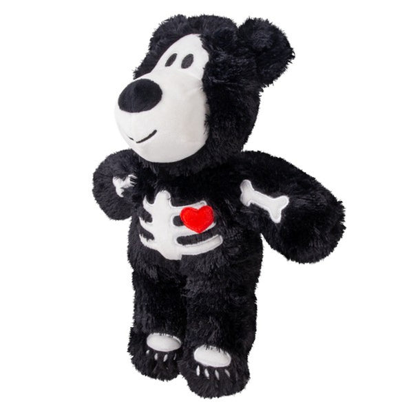 KONG Halloween Wild Knots Skeleton Bear Toy