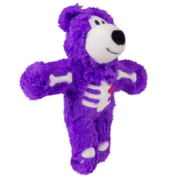 KONG Halloween Wild Knots Skeleton Bear Toy