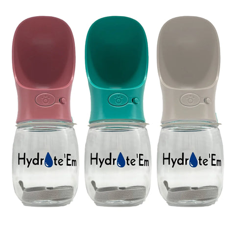 Hydrate'Em Travel Water Bottle