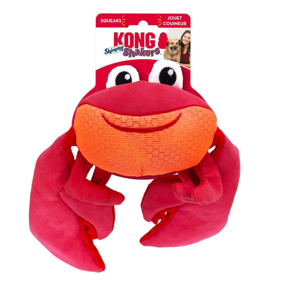 Kong Shakers Shimmy Crab Toy