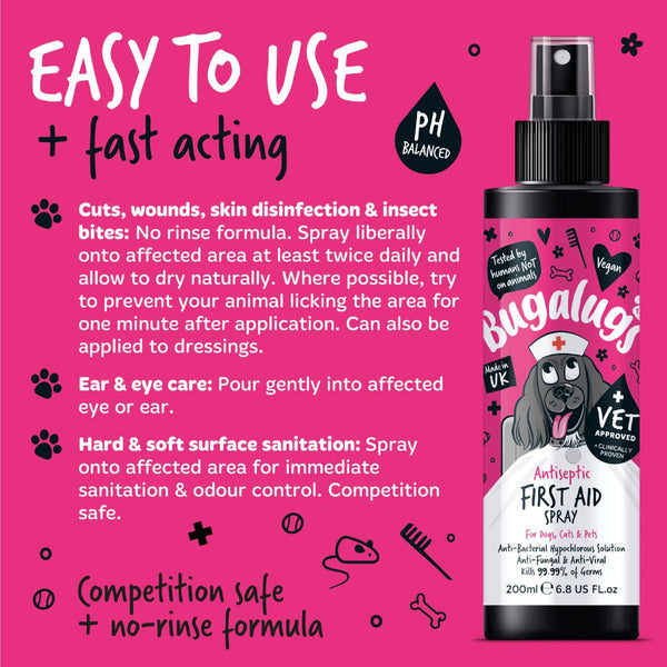 Bugalugs Antiseptic First Aid Spray