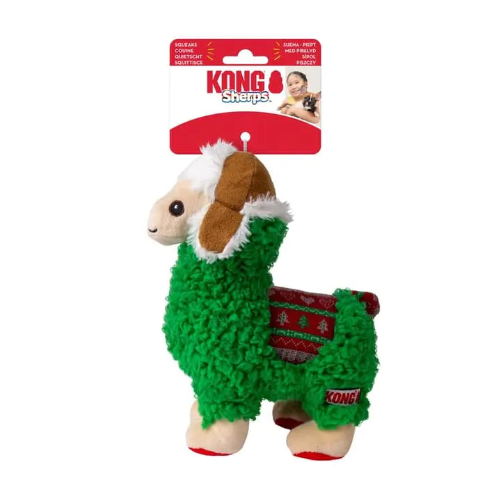 KONG Holiday Sherps Llama Medium Dog Toy