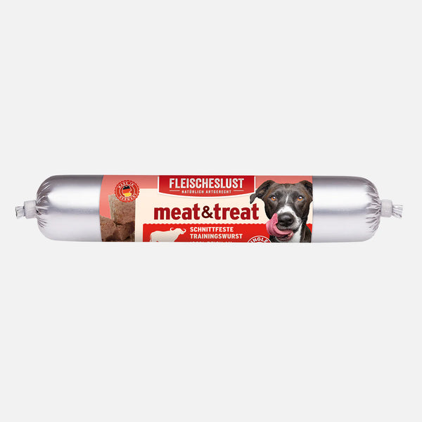Fleischeslust Meat & trEAT Dog Training Sausage, Beef