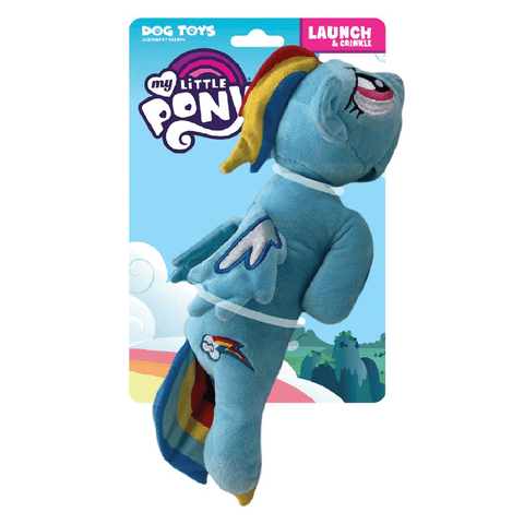 Hasbro My Little Pony Rainbow Dash Squeak & Crinkle 13in Toy