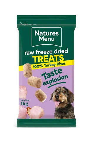 Natures Menu Freeze Dried Bites Turkey