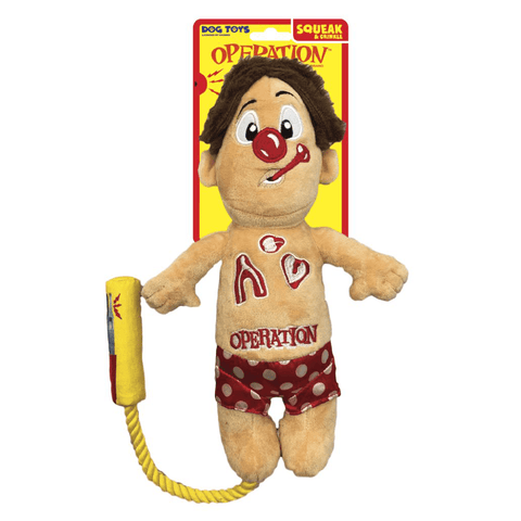 Hasbro Operation Cavity Sam Squeak & Crunch With Rope 12in Toy