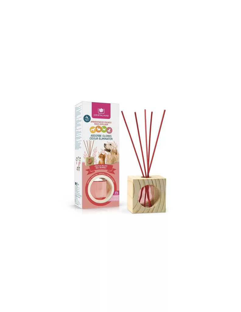 Cristalinas - Red Berries Pet Odour Eliminating Reed Diffuser