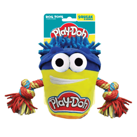 Hasbro Play-Doh T-Shirt Squeak & Crinkle Rope Tug 7in Toy