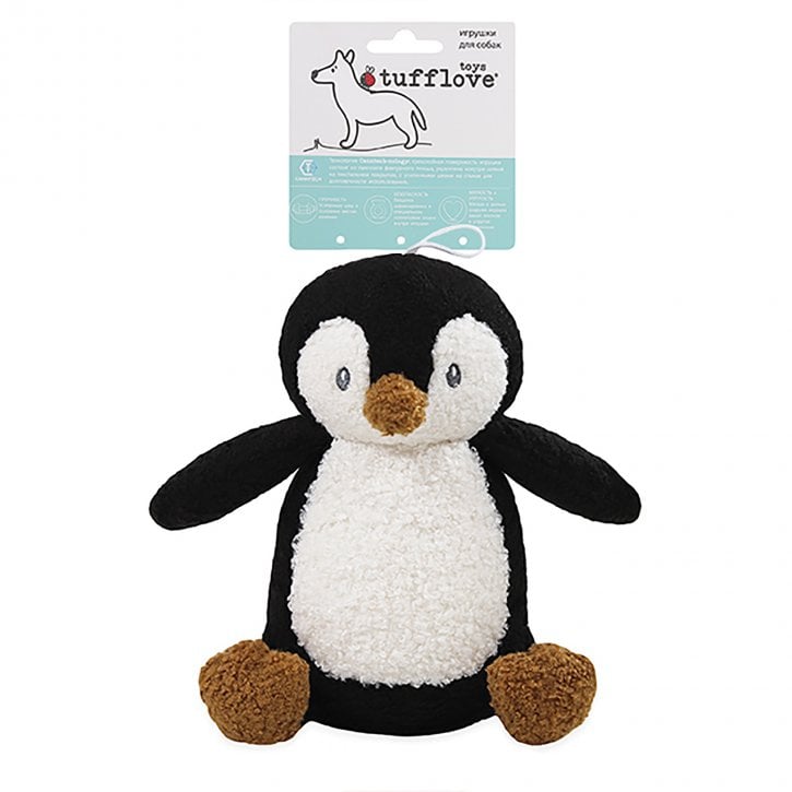 Tufflove Festive Penguin Tough Toy