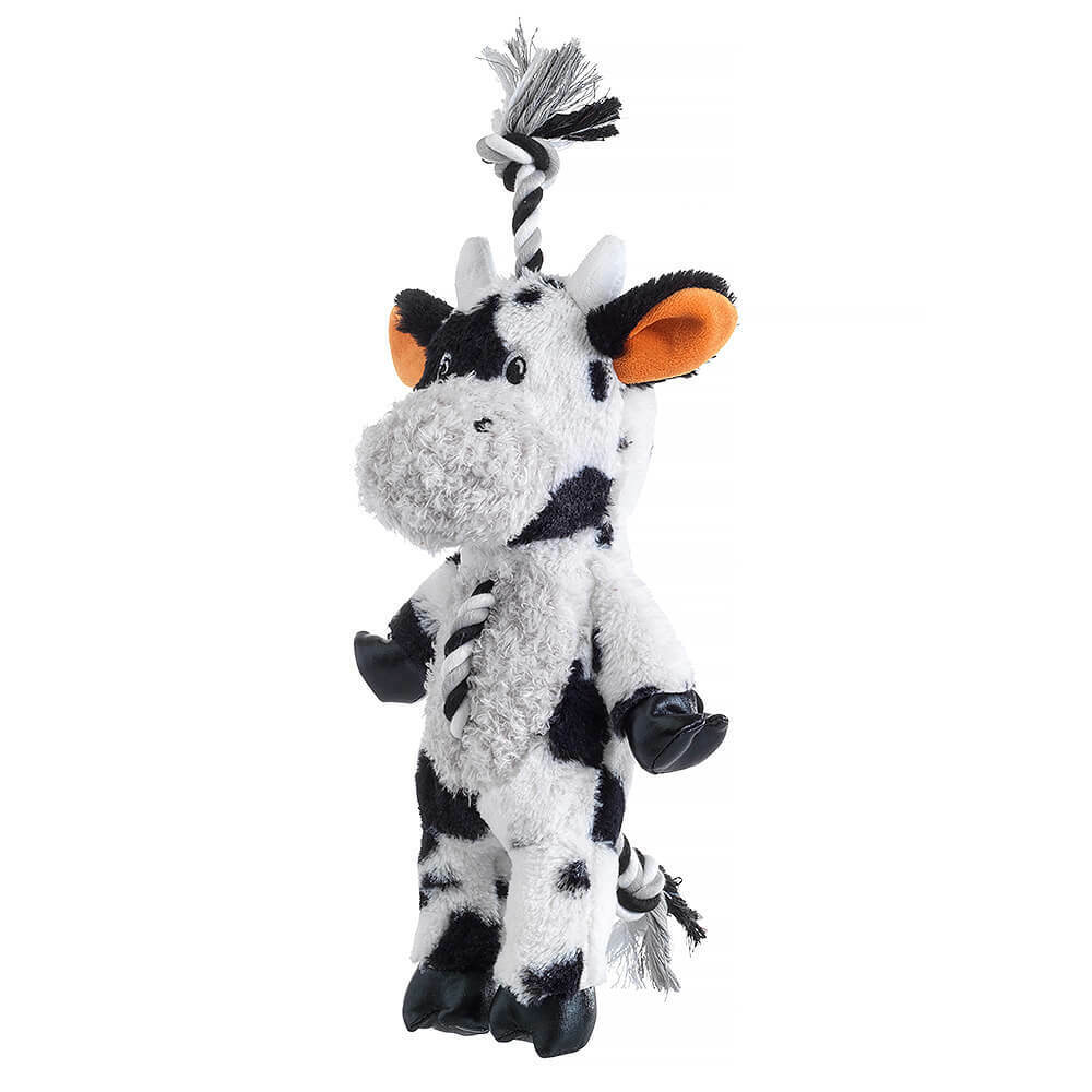 House of Paws Farm Yard Cow Rope Toy