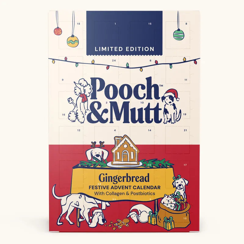 Pooch & Mutt Gingerbread Advent Calendar For Dogs