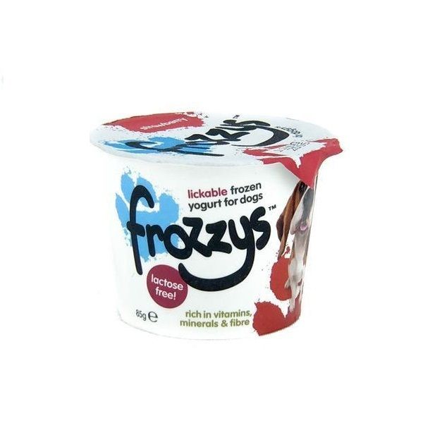 Frozzys Lickable Frozen Strawberry Yoghurt Treat for Dogs (4x85g)