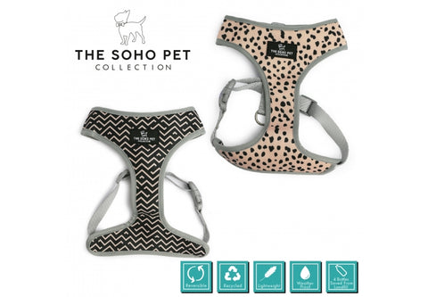 SOHO Pet Dalmatian/ZigZag Reversible Harness