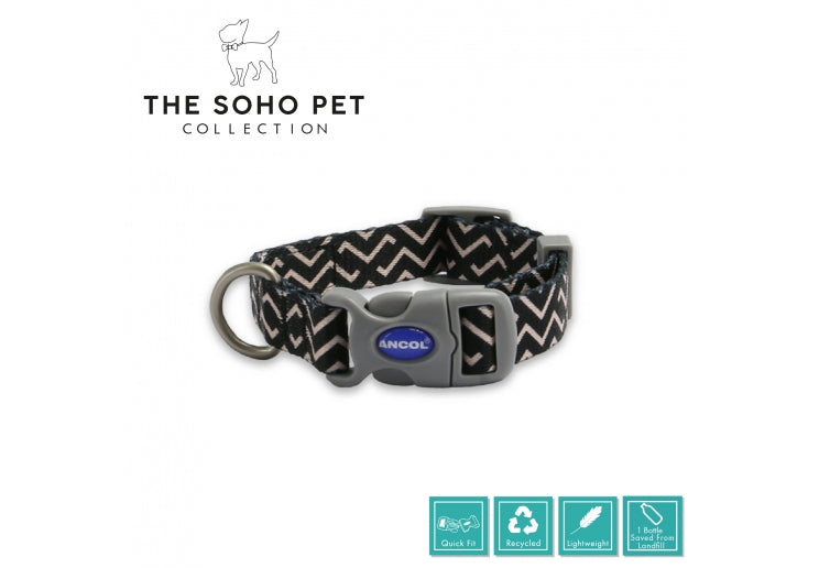 SOHO Pet ZigZag Dog Collar