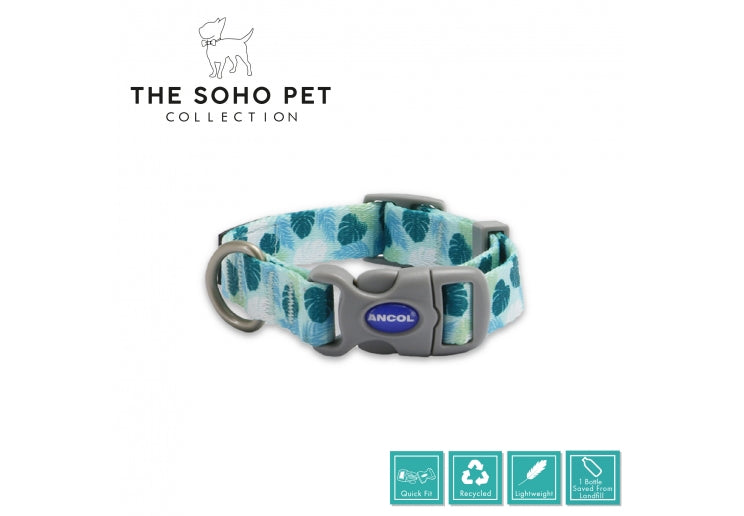 SOHO Pet Leaf Dog Collar