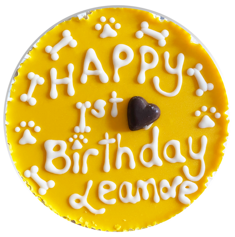 Personalised Dog Celebration Cake