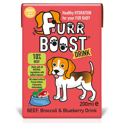 Furr boost Beef, Broccoli and Blueberry Dog Drink