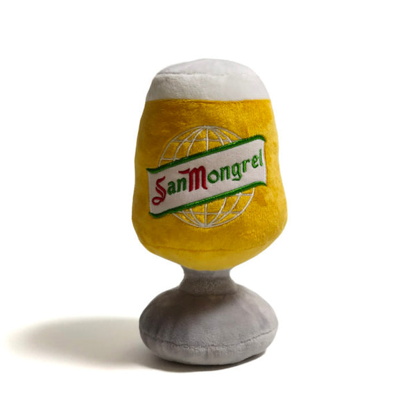San Mongrel Bottle Plush Dog Toy