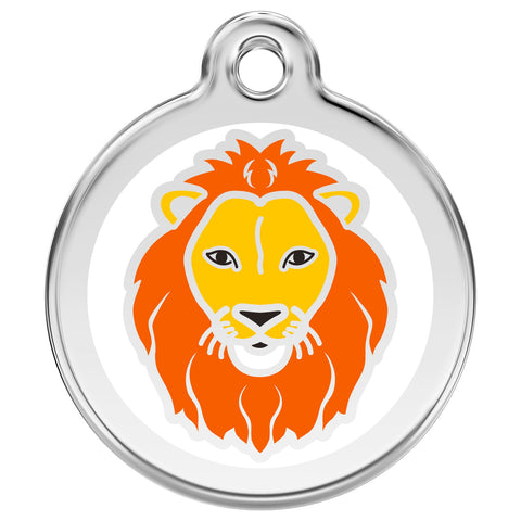 Red Dingo - Enamel Pet ID Tag - Lion