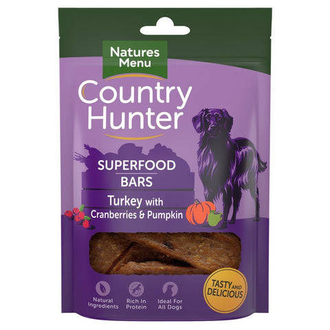 Natures Menu Superfood Bars (Turkey with Cranberries & Pumpkin)