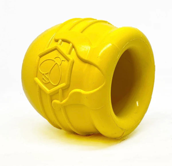SodaPup Large Honey Pot Durable Rubber Treat Dispenser & Enrichment