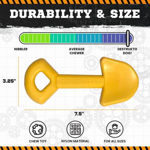 SodaPup Shovel Tough Chew Toy
