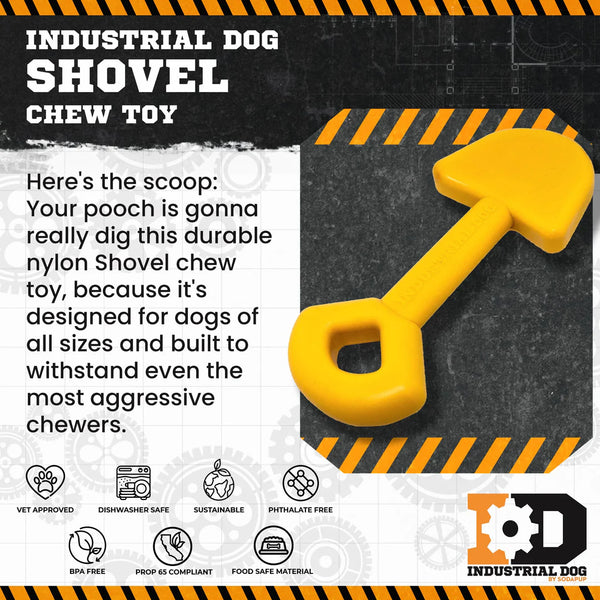 SodaPup Shovel Tough Chew Toy