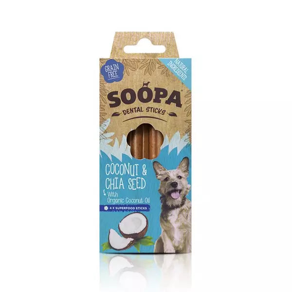 Soopa Coconut & Chia Seed Dental Sticks